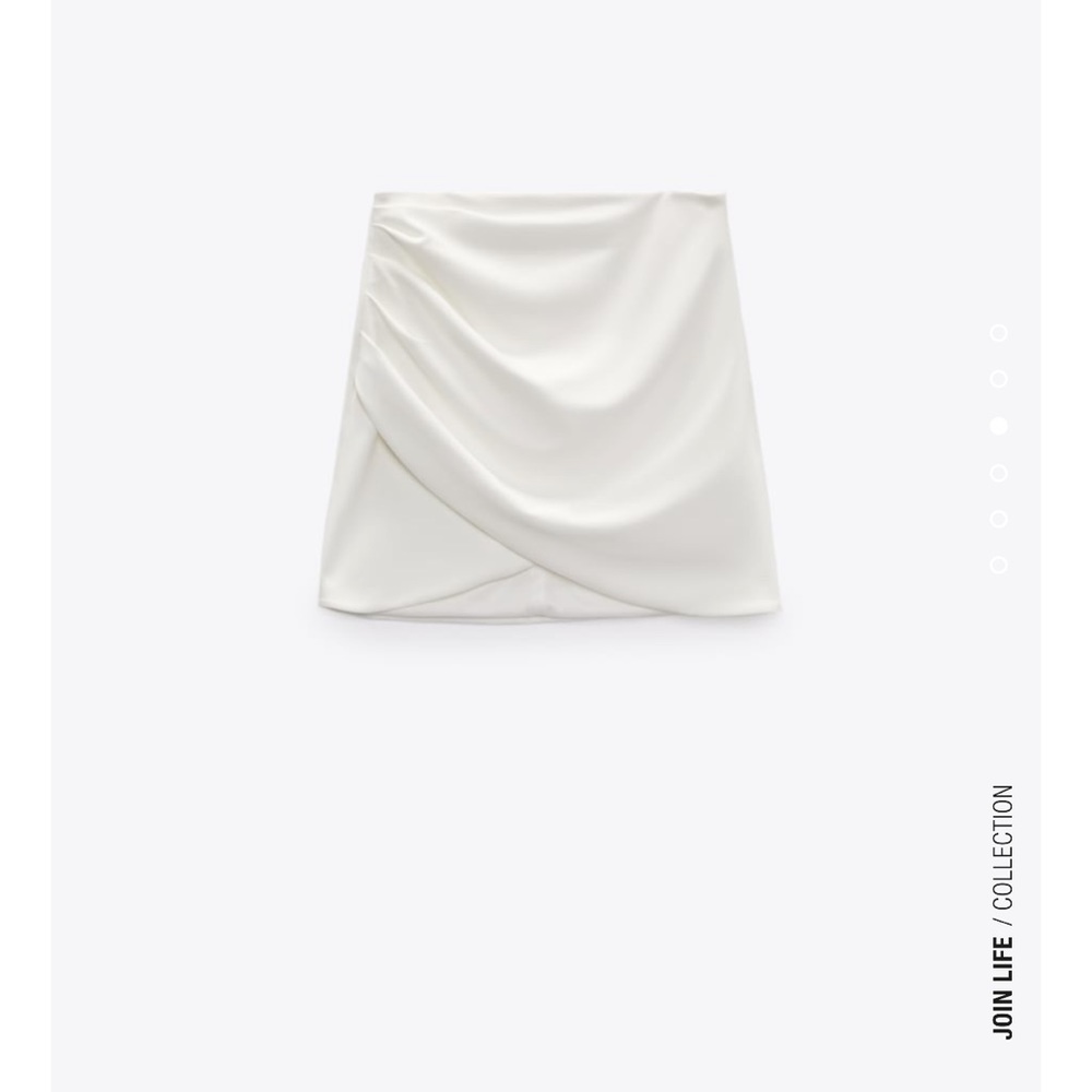 Zara mini skirt white